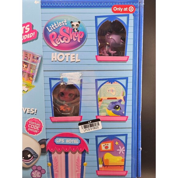 Littlest Pet Shop Hotel Playset Exclusive Target 6 Pets Virtual Code - Picture 3 of 6